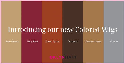 Introducing our new Colored Wigs