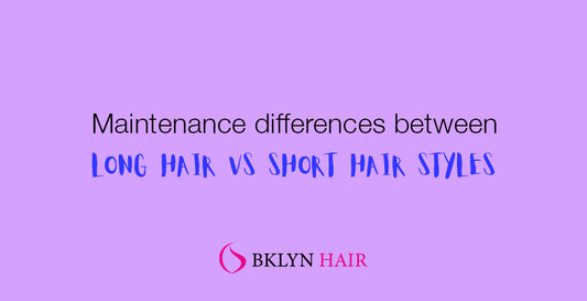 Maintenance differences between long hair vs. short hair styles