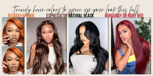 Trendy hair colors to spice up your look this fall.