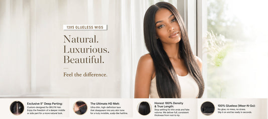 The BKLYN Exclusive: Why 13x5 HD Lace Glueless Wigs Are the Ultimate Wear-and-Go Upgrade