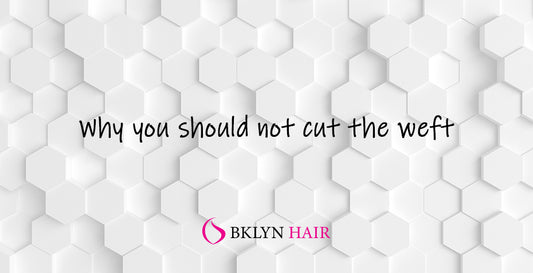 Why you should not cut the weft