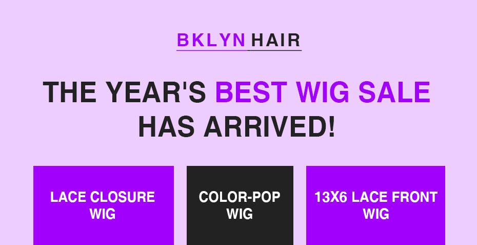 The Year's Best Wig Sale Has Arrived!