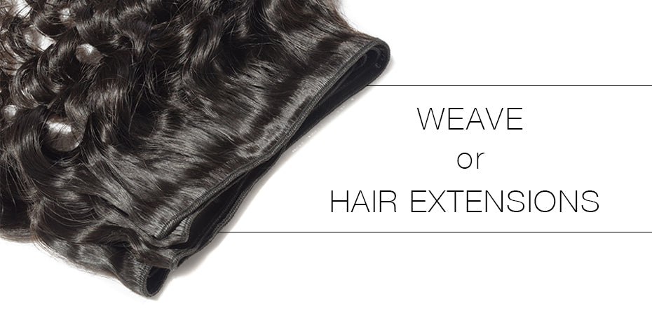 What is the difference between weave and hair extensions?