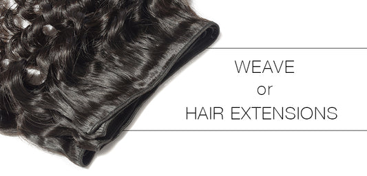 What is the difference between weave and hair extensions?