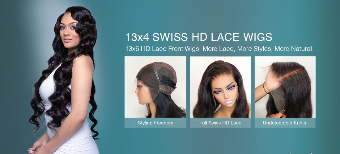 13x4 HD Lace Front Wigs