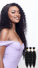 11A Raw Virgin Caribbean Deep Curl 3 Bundle Deals