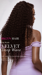 11A Plus Velvet Deep Wave Bundle – 100% Raw Virgin Human Hair