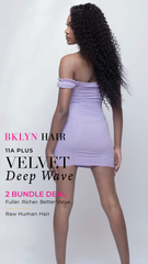 11A Plus Velvet Deep Wave 2-Bundle Deal – 100% Raw Virgin Human Hair
