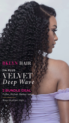 11A Plus Velvet Deep Wave 2-Bundle Deal – 100% Raw Virgin Human Hair