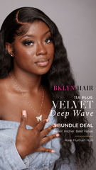 11A Plus Velvet Deep Wave 3-Bundle Deal – 100% Raw Virgin Human Hair