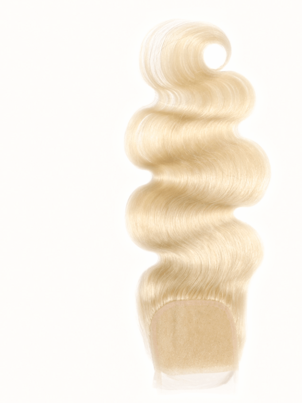 Brooklyn Hair 11A Grade 4x4 Swiss HD Lace Closure – #613 Platinum Blonde Body Wave