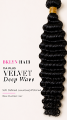 11A Plus Velvet Deep Wave Bundle – 100% Raw Virgin Human Hair