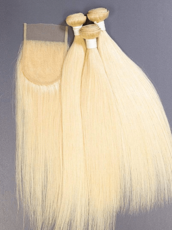 Brooklyn Hair 11A Raw Hair #613 Silky Straight Platinum Blonde 2 Bundle Deal – 100% Unprocessed Human Hair
