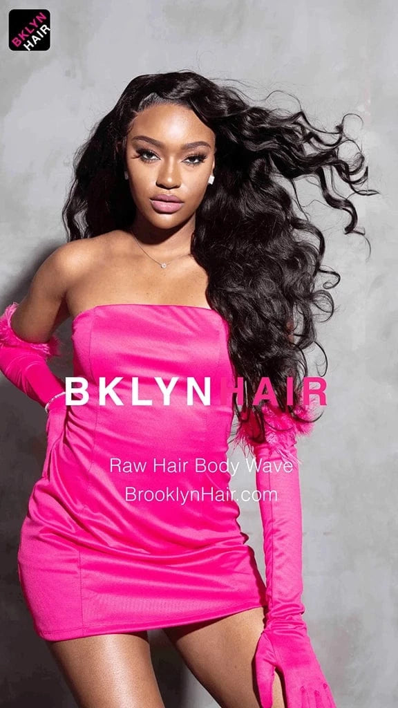 Brooklyn Hair 11A Raw Hair Body Wave 2 Bundle Deal – 100% Unprocessed Human Hair Natural Black