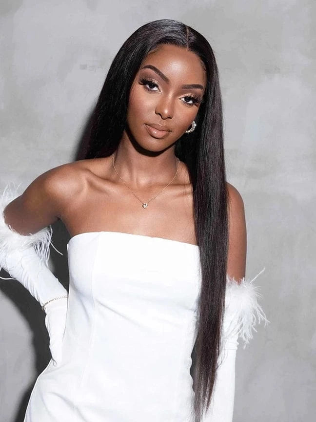 Brooklyn Hair 11A Raw Hair Silky Straight 2 Bundle Deal – 100% Unprocessed Human Hair Natural Black