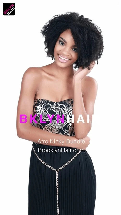 Brooklyn Hair 11A Raw Virgin Afro Kinky Bundle – Natural Black 100% Unprocessed Human Hair