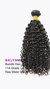 11A Raw Virgin Bohemian Jerry Curl Bundle – Natural Black Water Wave Style 100% Unprocessed Hair