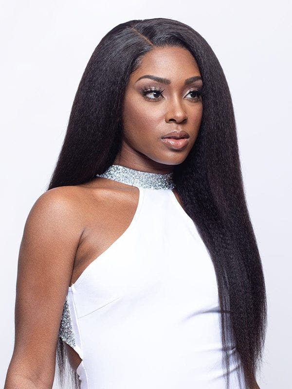 Brooklyn Hair 11A Raw Virgin Kinky Straight Bundle – Natural Black 100% Unprocessed Human Hair