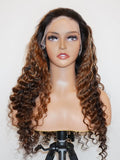 13x4 HD Lace Front Color-Pop Wig / Deep Wave Style Wig 24-26