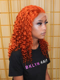 Brooklyn Hair 13x4 HD Lace Front Color-Pop Wig / Deep Wave Wig-Cajun Spice 16-18" / Cajun Spice / 13x4 HD Lace