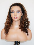 Brooklyn Hair 13x4 HD Lace Front Color-Pop Wig / Deep Wave Wig-Sun Kissed