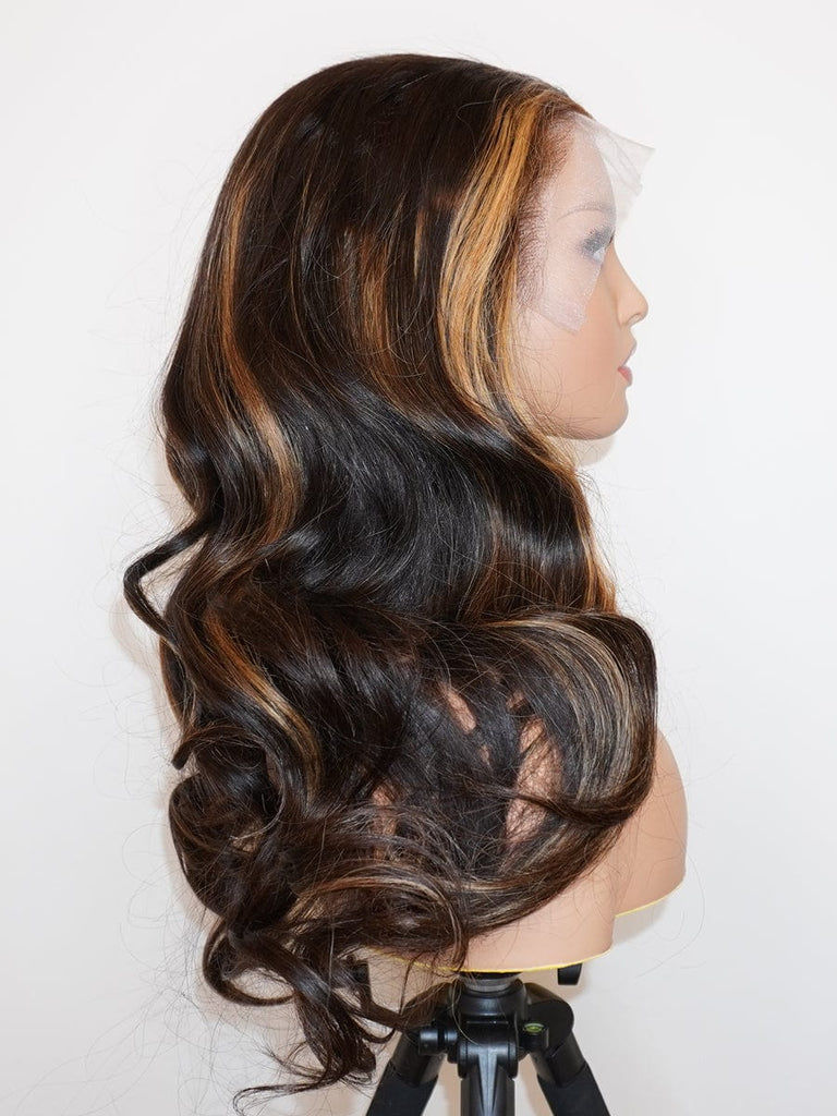 Brooklyn Hair 13x4 HD Lace Front Color-Pop Wig / Loose Body Wave Style Wig 24-26" 24-26" / Golden Honey / 13x4 HD Lace