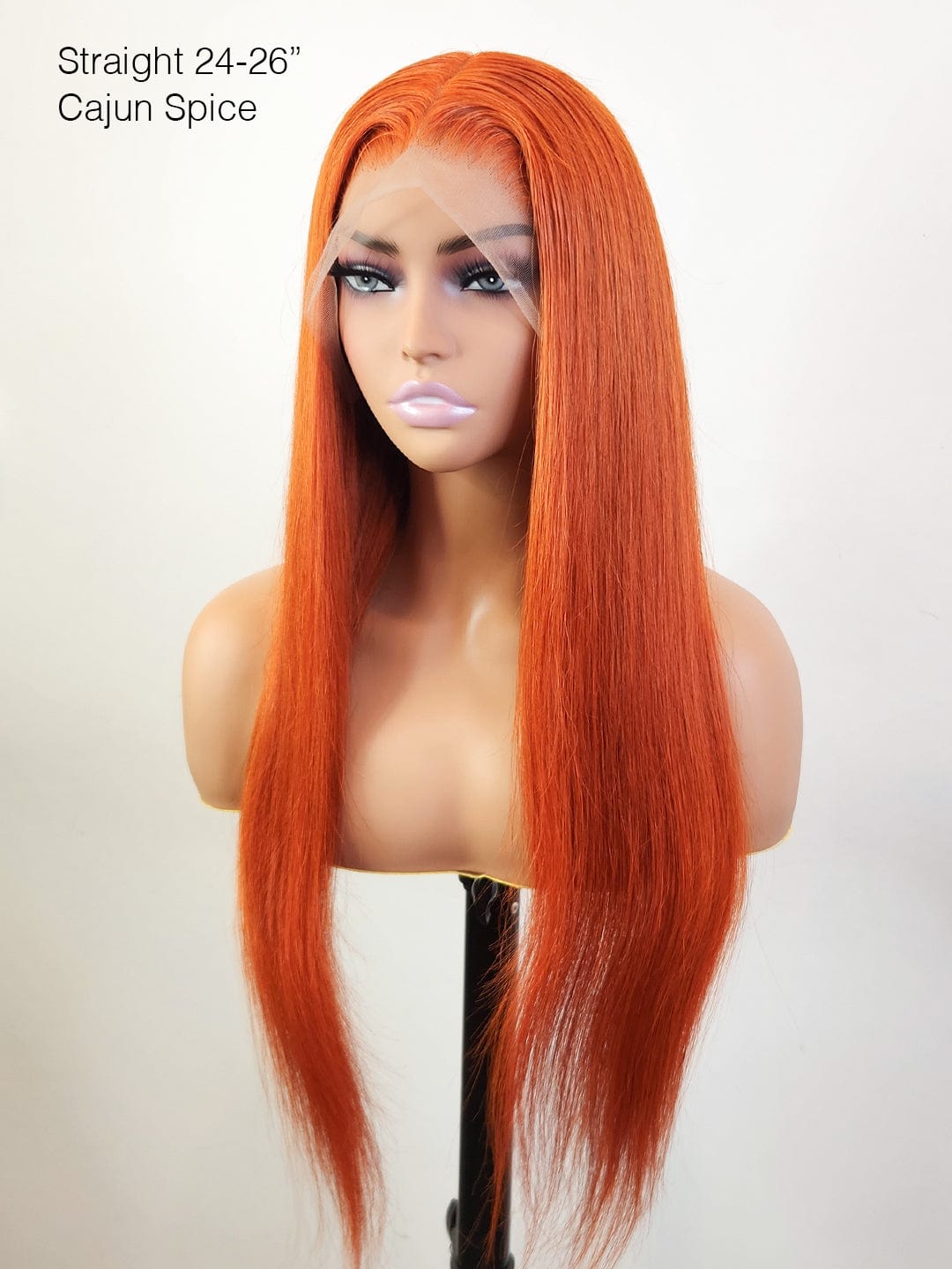 Brooklyn Hair 13x4 HD Lace Front Color-Pop Wig / Straight 24-26" 24-26" / Cajun Spice / 13x4 HD Lace
