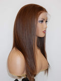 Brooklyn Hair 13x4  HD Lace Front Color-Pop Wig / Straight Style Wig 14-16" 14-16" / Espresso / 13x4 HD Lace