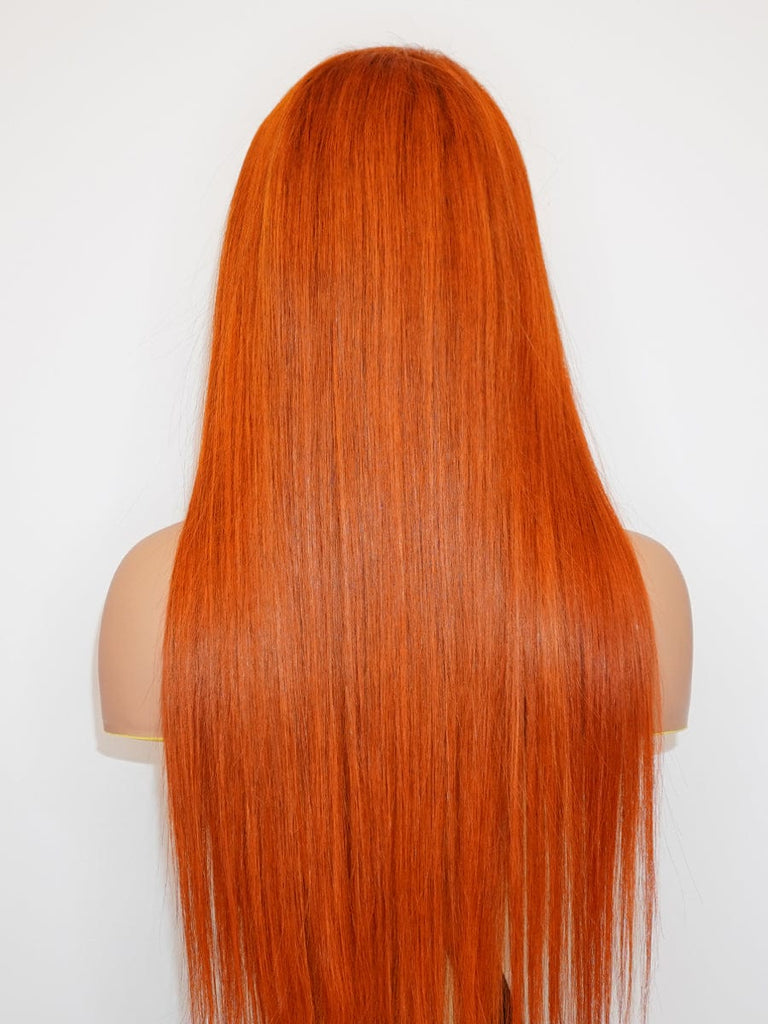 Brooklyn Hair 13x4  HD Lace Front Color-Pop Wig / Straight Style Wig 24-26" 24-26" / Cajun Spice / 13x4 HD Lace