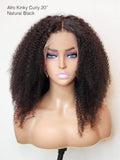 Brooklyn Hair 13x4 HD Lace Front Wig Afro Kinky Curly 20" / Natural Black / HD Lace Front