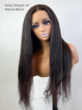 Brooklyn Hair 13x4 HD Lace Front Wig Kinky Straight