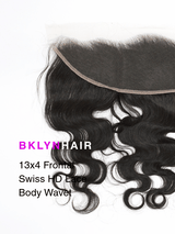13x4 HD Lace Frontal – Body Wave True Swiss HD 100% Remy Human Hair