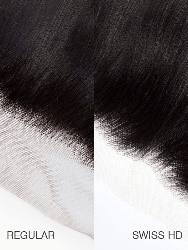 Brooklyn Hair 13x4 HD Lace Frontal – Bohemian Jerry Curl True Swiss HD 100% Remy Human Hair Swiss HD Lace / 14 / Water Wave