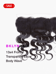 Brooklyn Hair 13x4 Transparent Lace Frontal – Body Wave 100% Unprocessed Virgin Hair