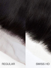 Brooklyn Hair 13x4 Transparent Lace Frontal – Deep Wave 100% Virgin Human Hair Natural Black