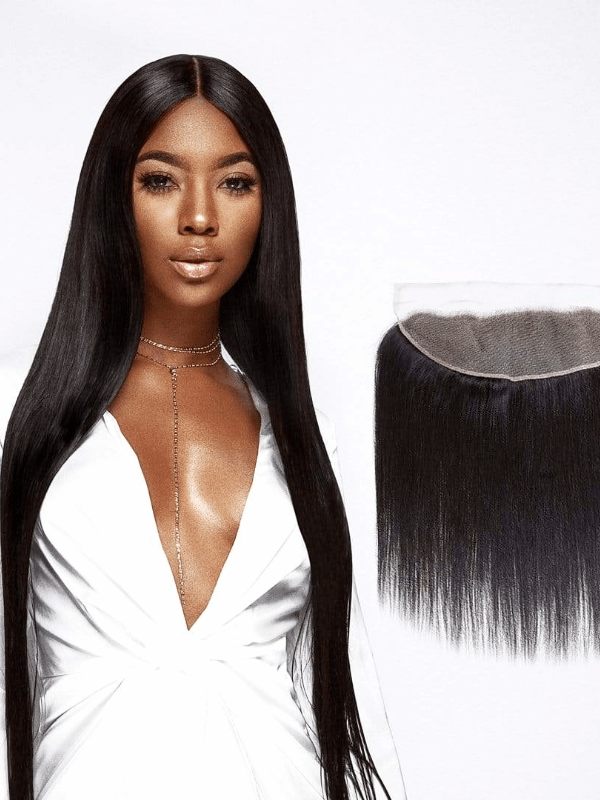 Brooklyn Hair 13x4 Transparent Lace Frontal – Straight 100% Remy Human Hair