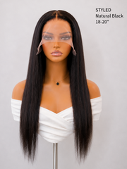 The BKLYN Exclusive: 13×5 HD Lace Frontal Glueless Wig – Straight 18–20″, 180% Density