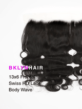 13x6 HD Lace Frontal – Body Wave True Swiss HD 100% Remy Human Hair