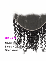 13x6 HD Lace Frontal – Caribbean Deep Wave True Swiss HD 100% Remy Human Hair