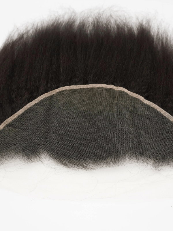 Brooklyn Hair 13x6 HD Lace Frontal – Kinky Straight True Swiss HD 100% Remy Human Hair 14" / Kinky Straight / Swiss HD Lace