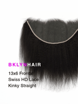 13x6 HD Lace Frontal – Kinky Straight True Swiss HD 100% Remy Human Hair
