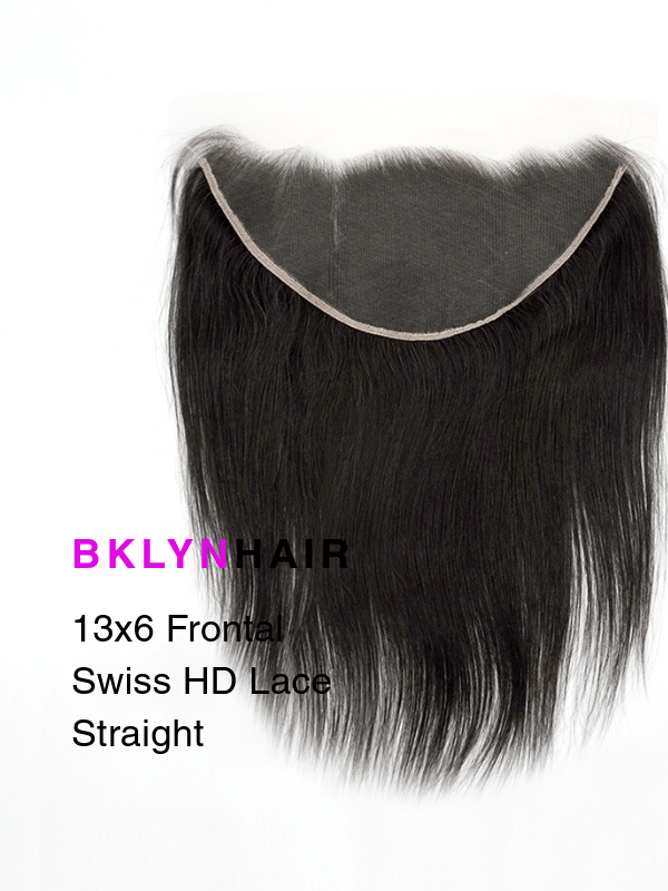 Brooklyn Hair 13x6 HD Lace Frontal – Straight True Swiss HD 100% Remy Human Hair