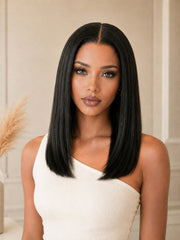 Huge Sale! 13x6 Lace Front Wig Silky Straight 100% Human Hair