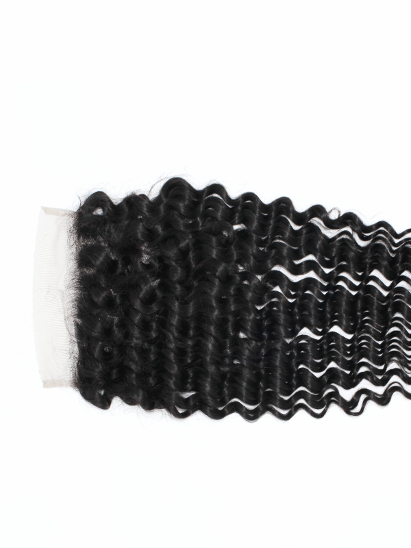 Brooklyn Hair 4x4 Transparent Lace Closure – Peruvian Loose Deep Wave 100% Virgin Human Hair