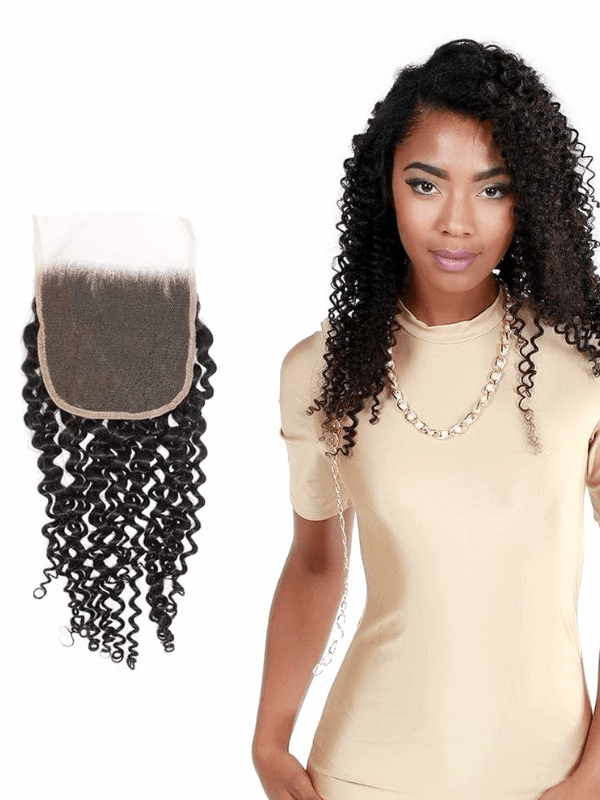 Brooklyn Hair 5x5 HD Lace Closure – Bohemian Jerry Curl True Swiss HD 100% Remy Human Hair 14-16" / Water Wave / Swiss HD Lace