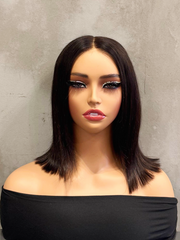 Black Edition Blunt Cut Bob 10-12" Glueless Wig 5x5 HD Lace