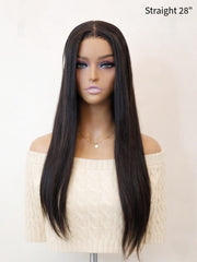Fuller Hair Extra Long Straight 26-28" & 30" Glueless Wig 5x5 HD Lace Invisible Knots