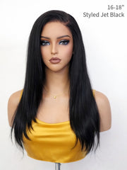 Silky Straight Glueless Wig 5x5 HD Lace Invisible Knots 180% Density