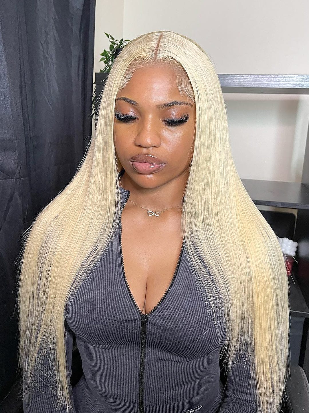 Brooklyn Hair #613 Long Straight 13x4 Lace Frontal Wig Swiss HD Lace Frontal 24-26"&30" 180% Density