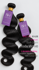 9A Plus Body Wave 2-Bundle Deal – Sleek Raw-Feel Hair